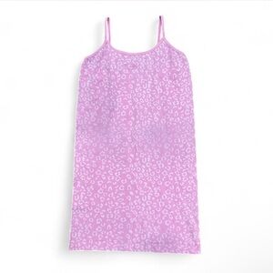 Pink Leopard Print Tank Top
